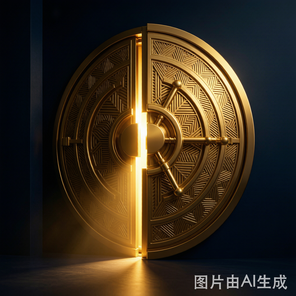 保障金机制 — 金色保险箱，锁住不动